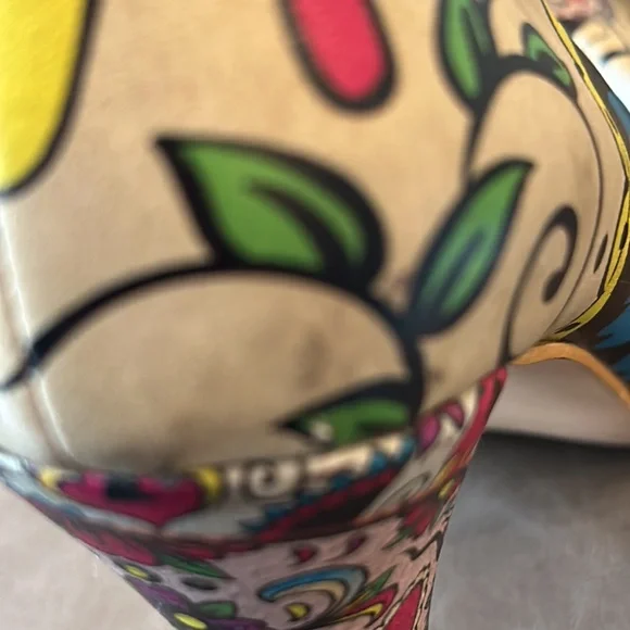 Goby Multiclored Sugar Skull Platform Pump PLT2050 Size 9.5 - Picture 13 of 14